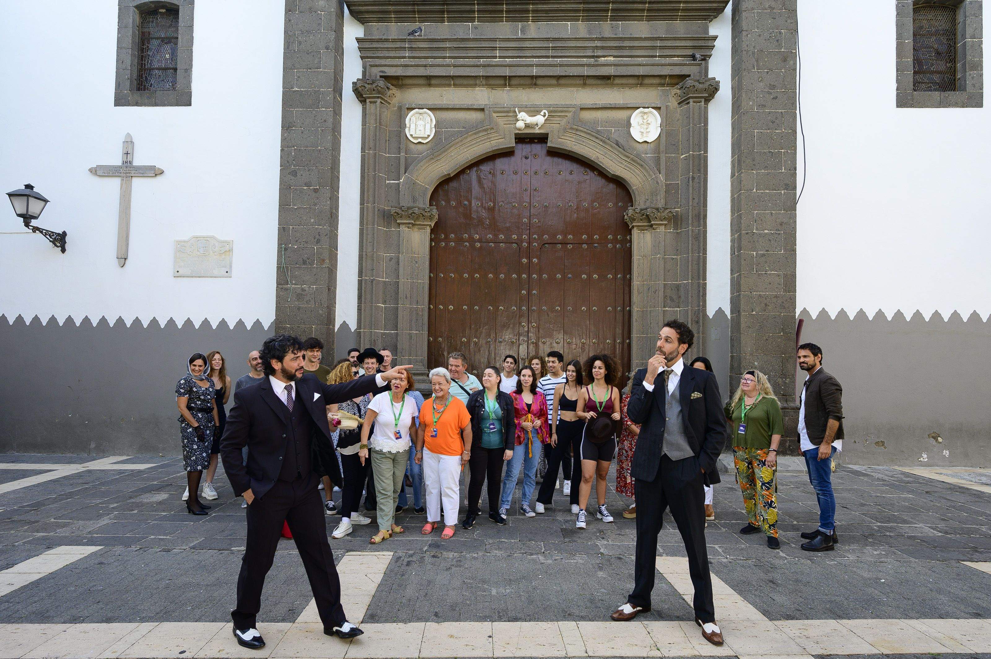 Escena representada entre Don Juan y Luis de Mejía. / Promoción Las Palmas