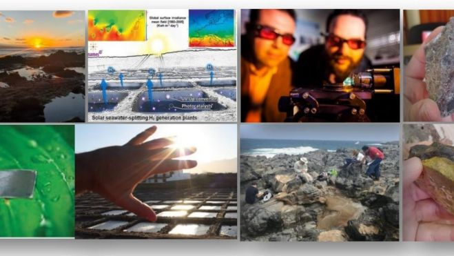 Algunas de las fotografías del proyecto Magec-REEsearch con materiales para una Avanzada Generación de Energía y Exploración de "tierras raras" en Canarias. / Cedida