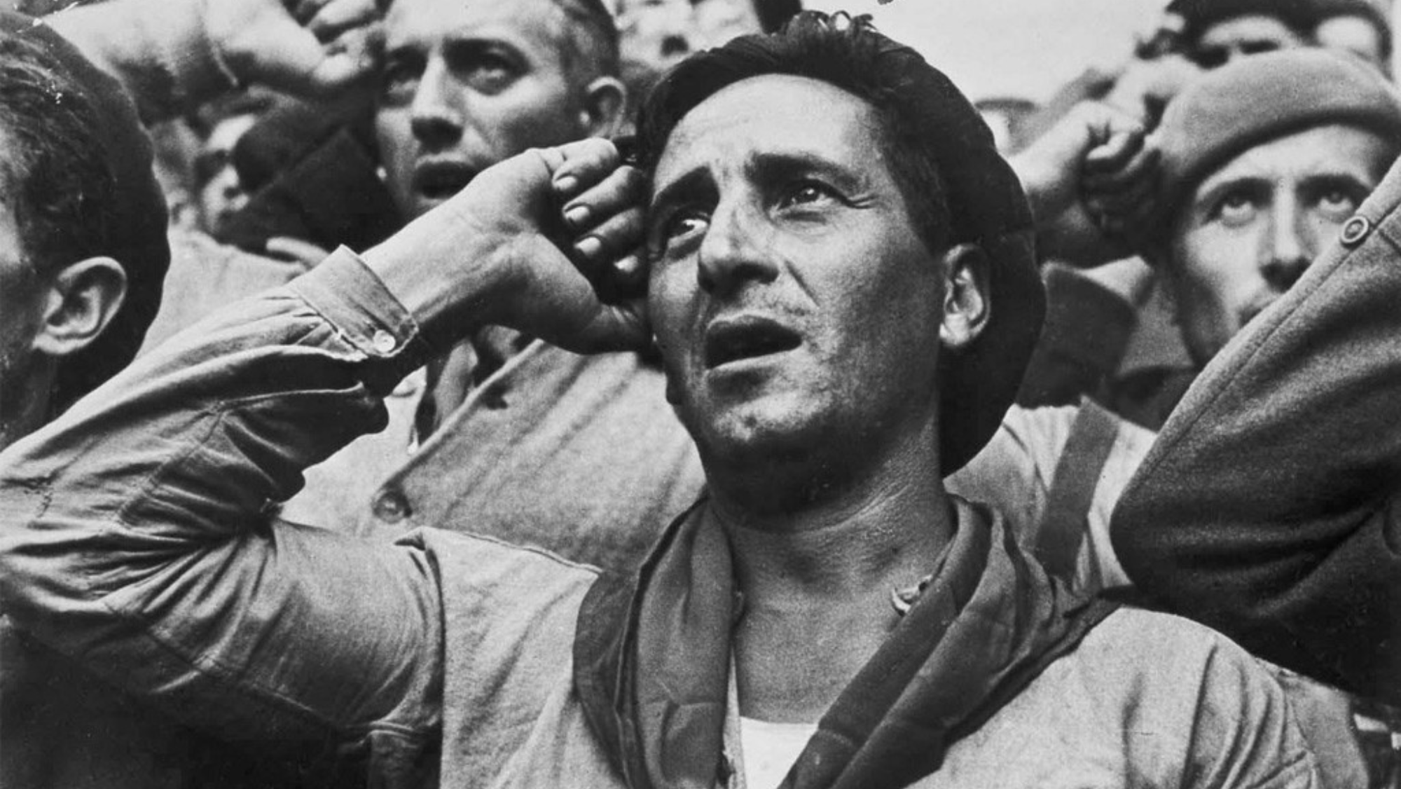 Despedida de las Brigadas Internacionales. Octubre 1938, Barcelona./ Robert Capa