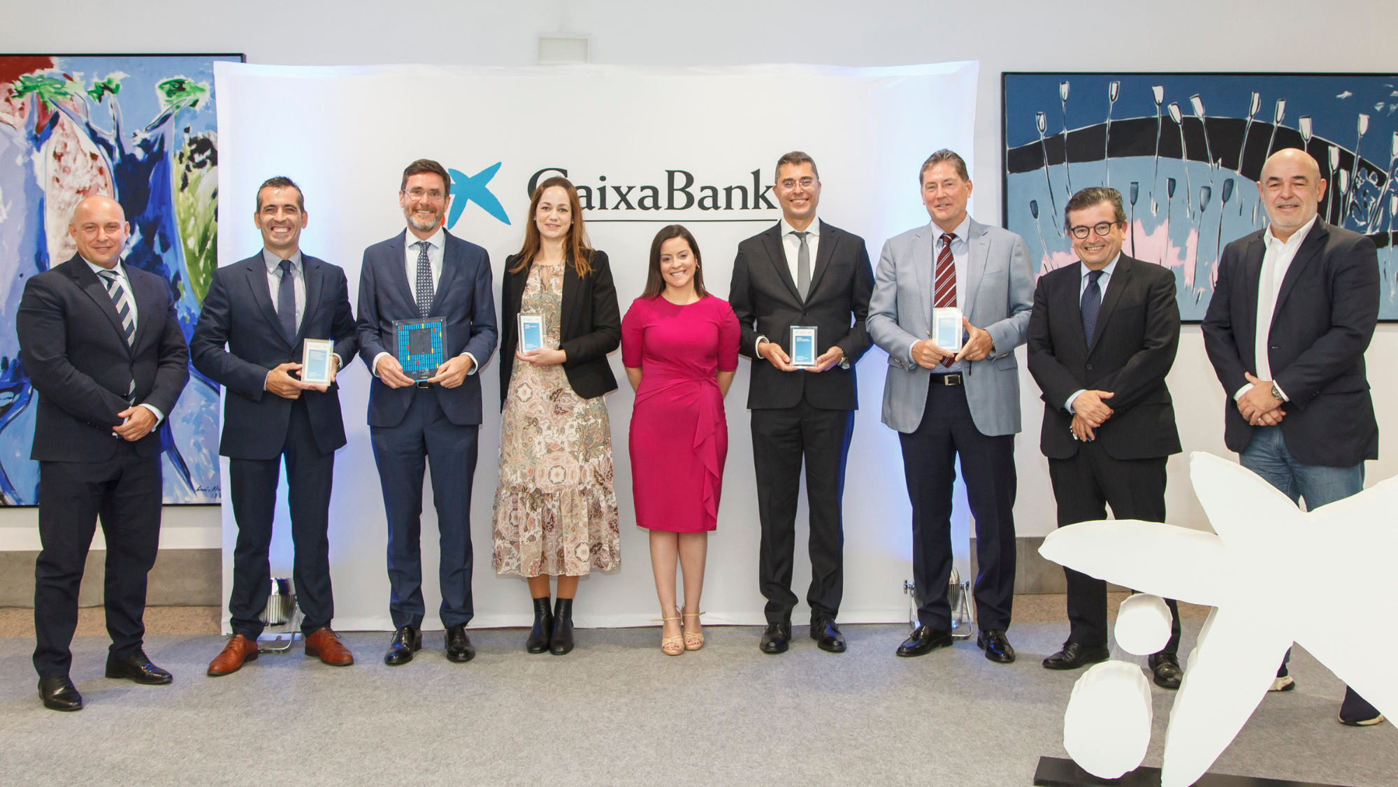 Ganadores de los premios de CaixaBank de la última edición. / CaixaBank