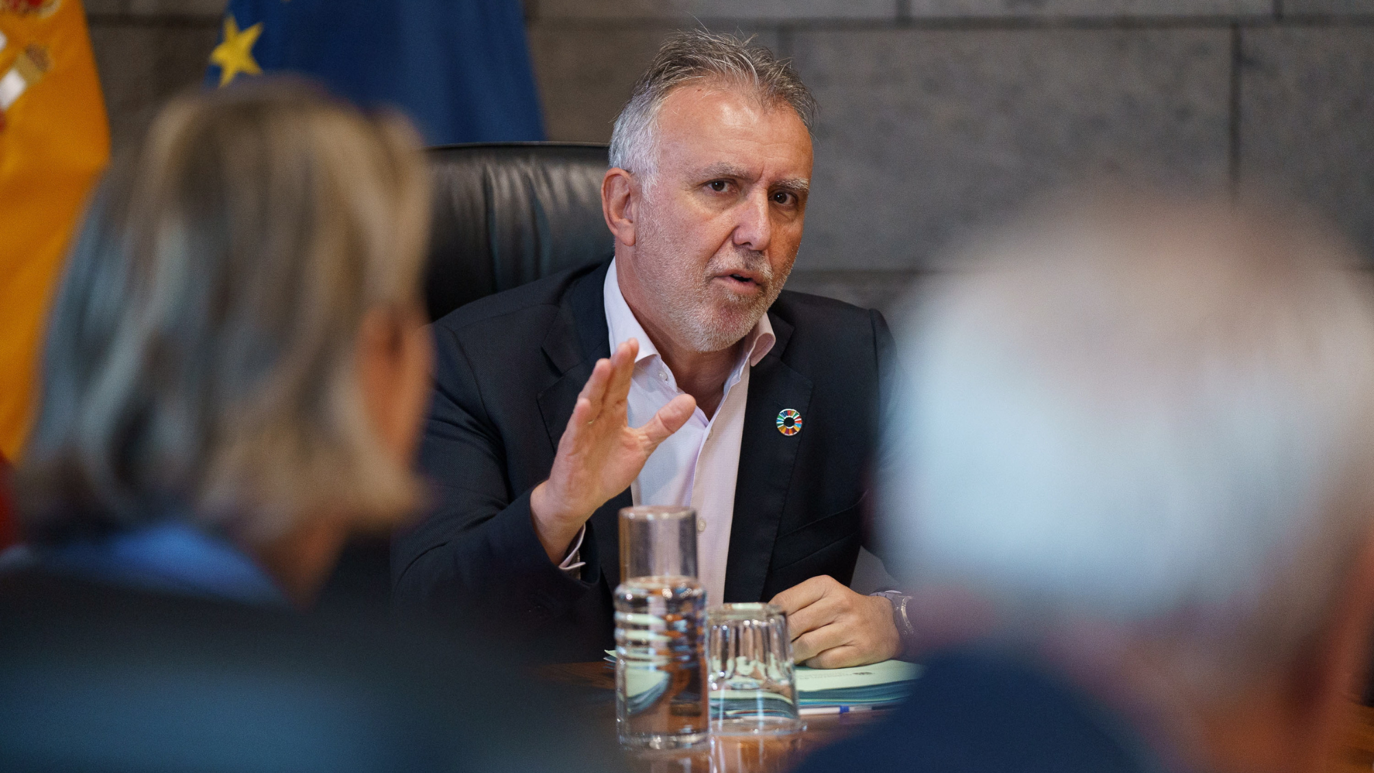 Imagen del presidente del Gobierno de Canarias, Ángel Víctor Torres. / EFE