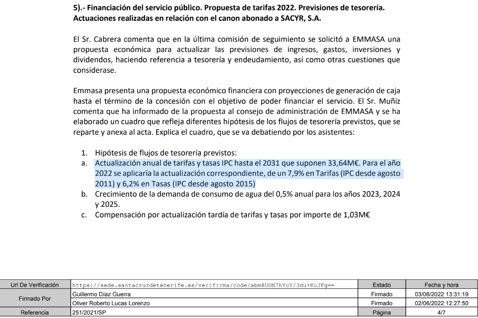 Acta de la comisión de seguimiento d