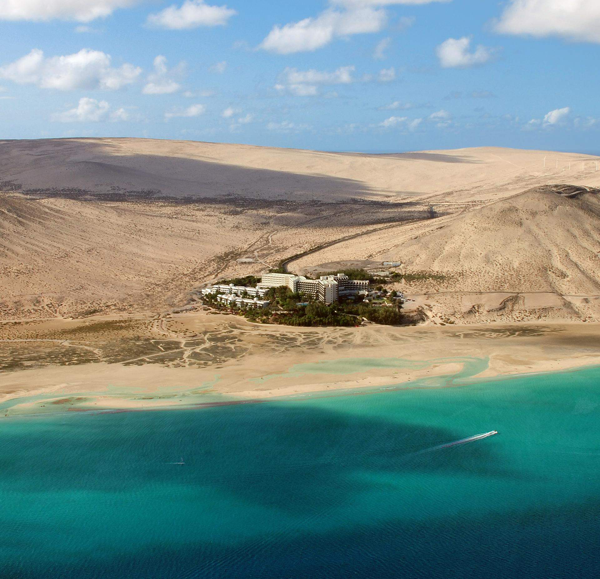 Panorámica del Meliá Fuerteventura. Panorámica del Meliá Fuerteventura.