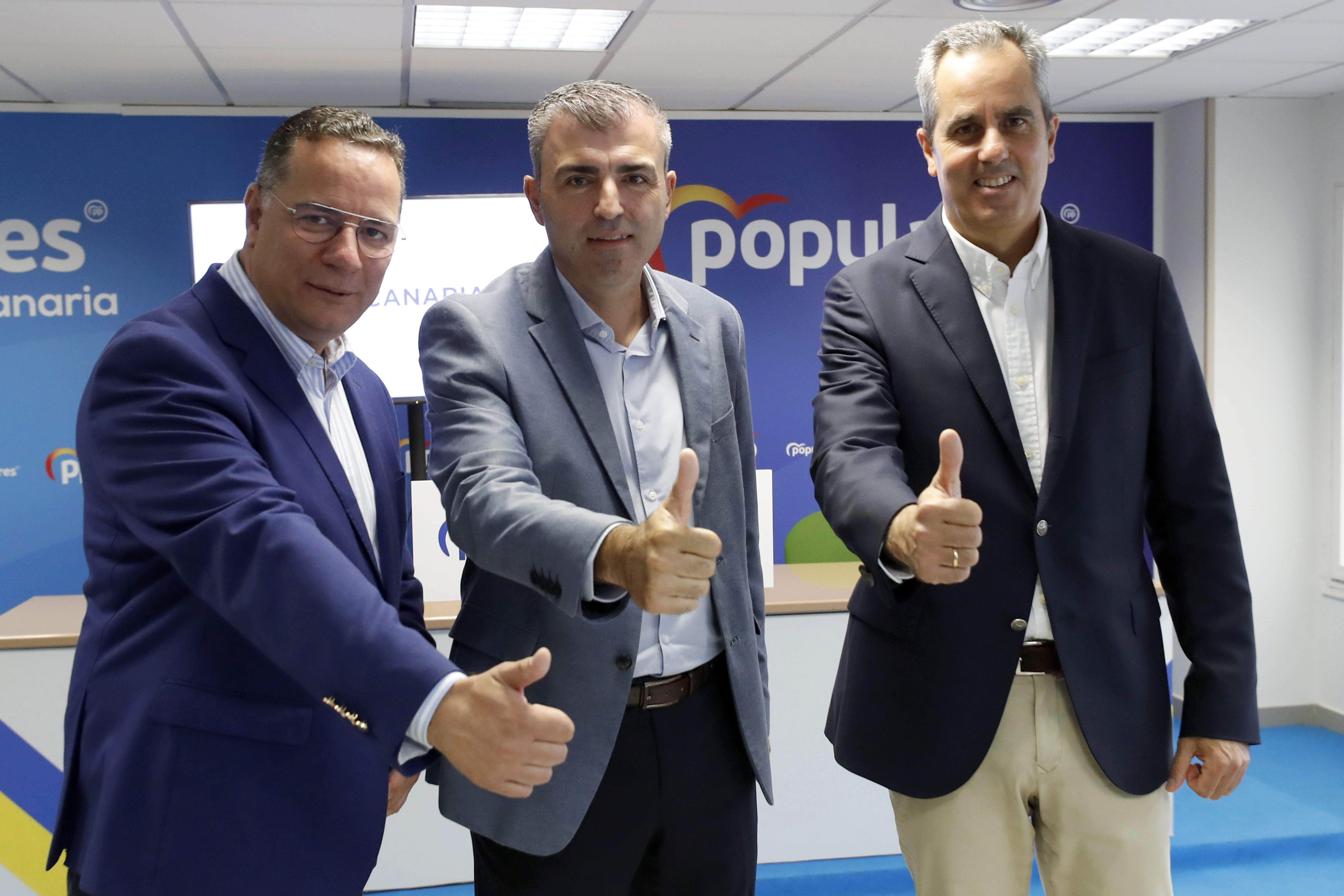 Poli Suárez, MAnuel Domínguez y Miguel Jorge Blanco. Elvira Urquijo A. (Efe)