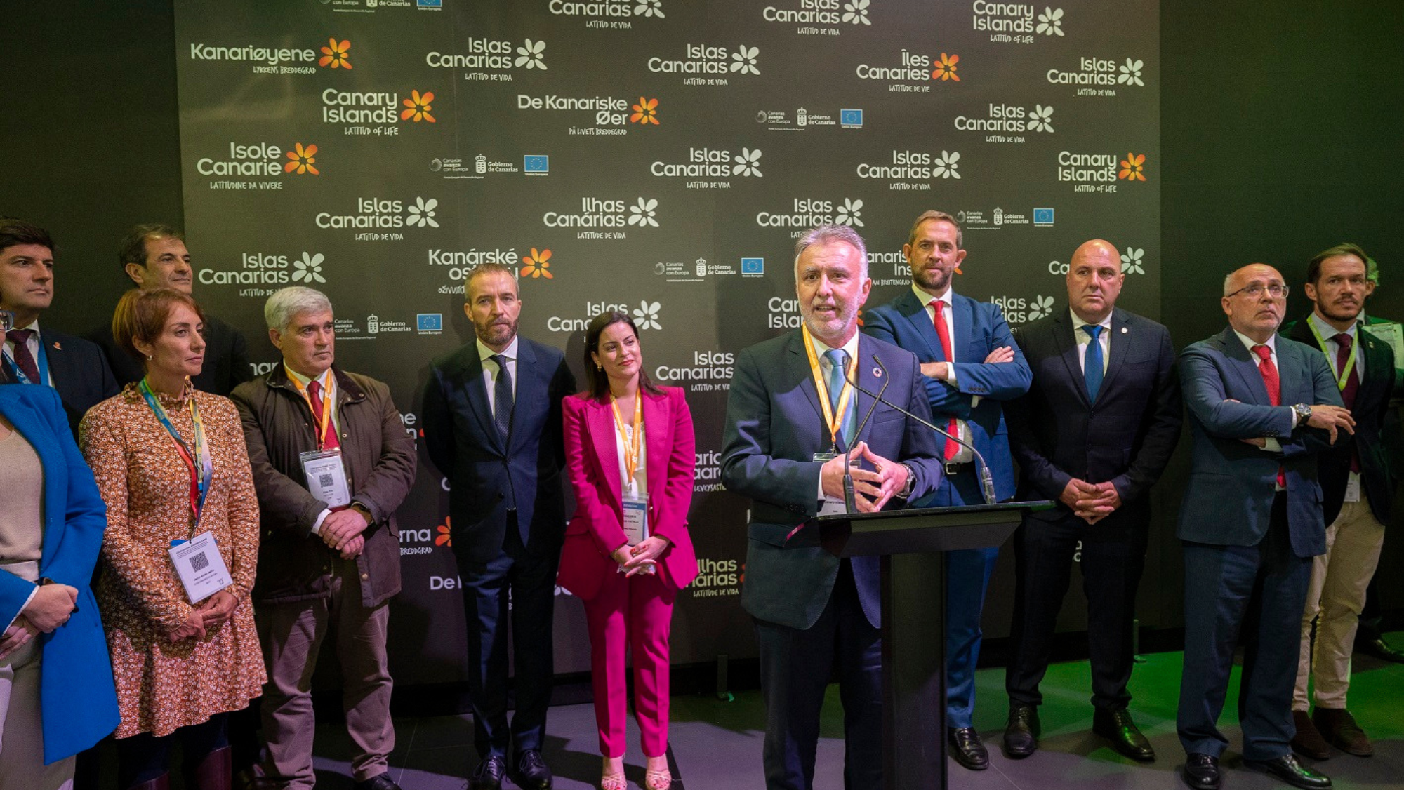 Ángel Víctor Torres en la World Travel Market 2022. / Gobierno de Canarias