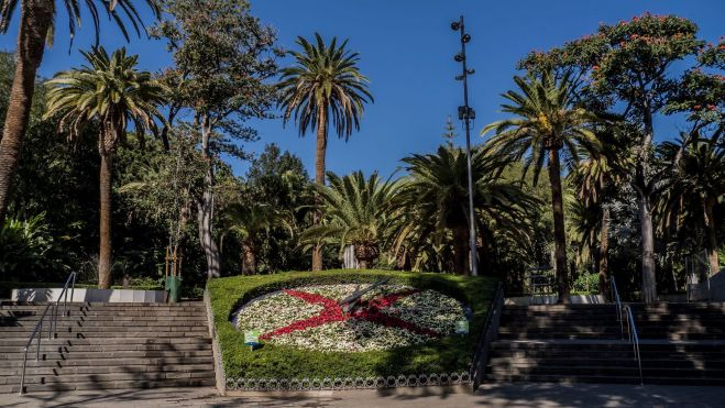 Reloj de Flores en el parque García Sanabria. / SOCIEDAD DE DESARROLLO