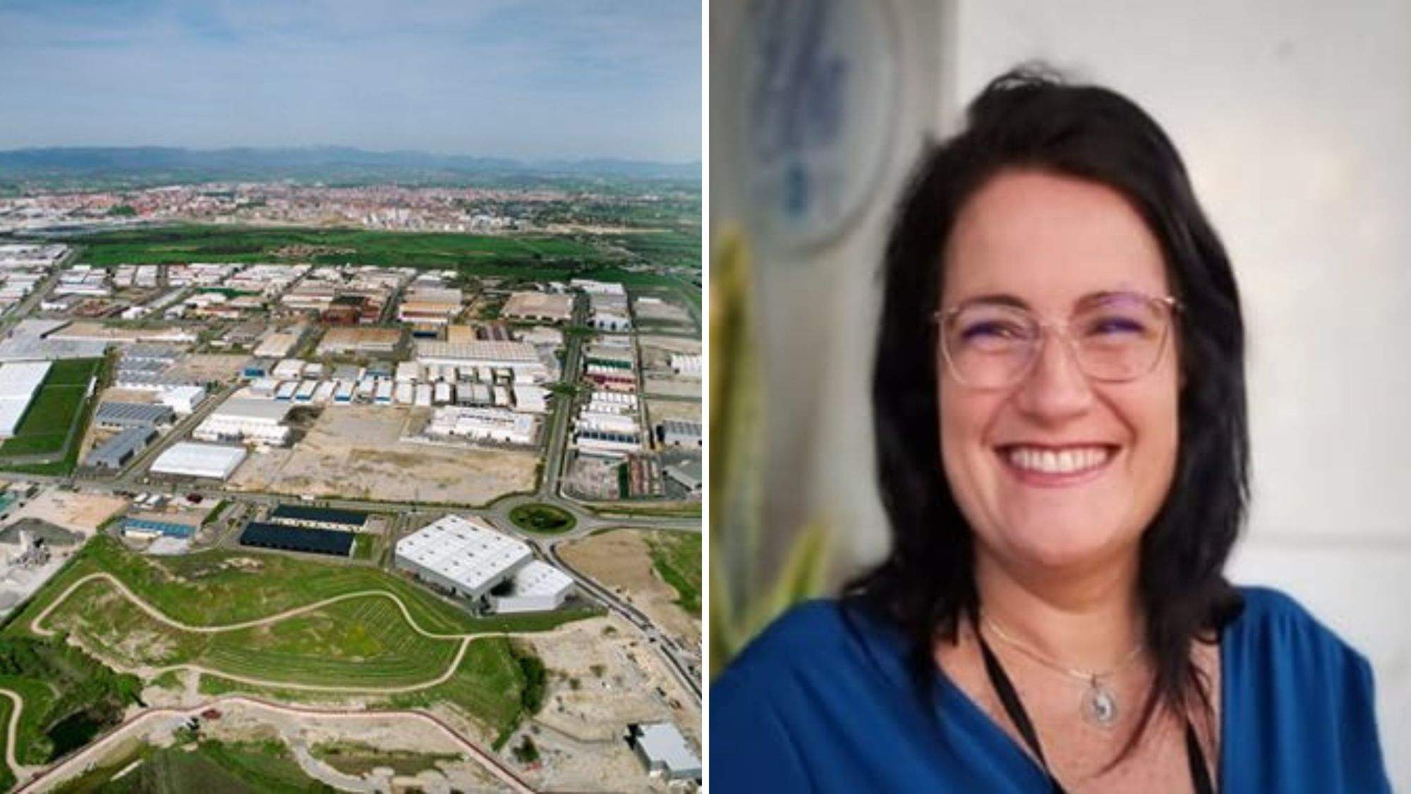 Zona industrial en La Gomera y Carolina Rodríguez, de la Cámara de Comercio y componente de la plataforma Activa Tus Zonas Industriales. / AH