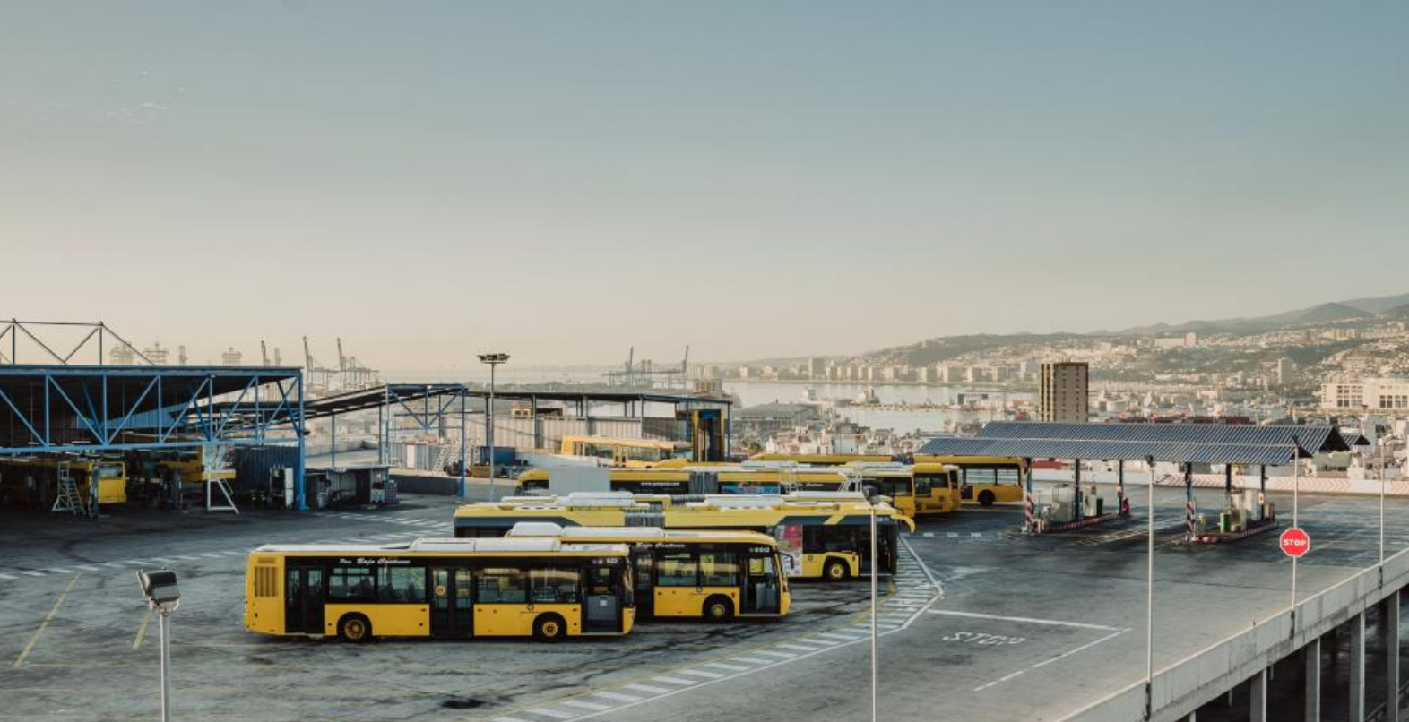 Imagen de una estación de guaguas. / Guaguas Municipales
