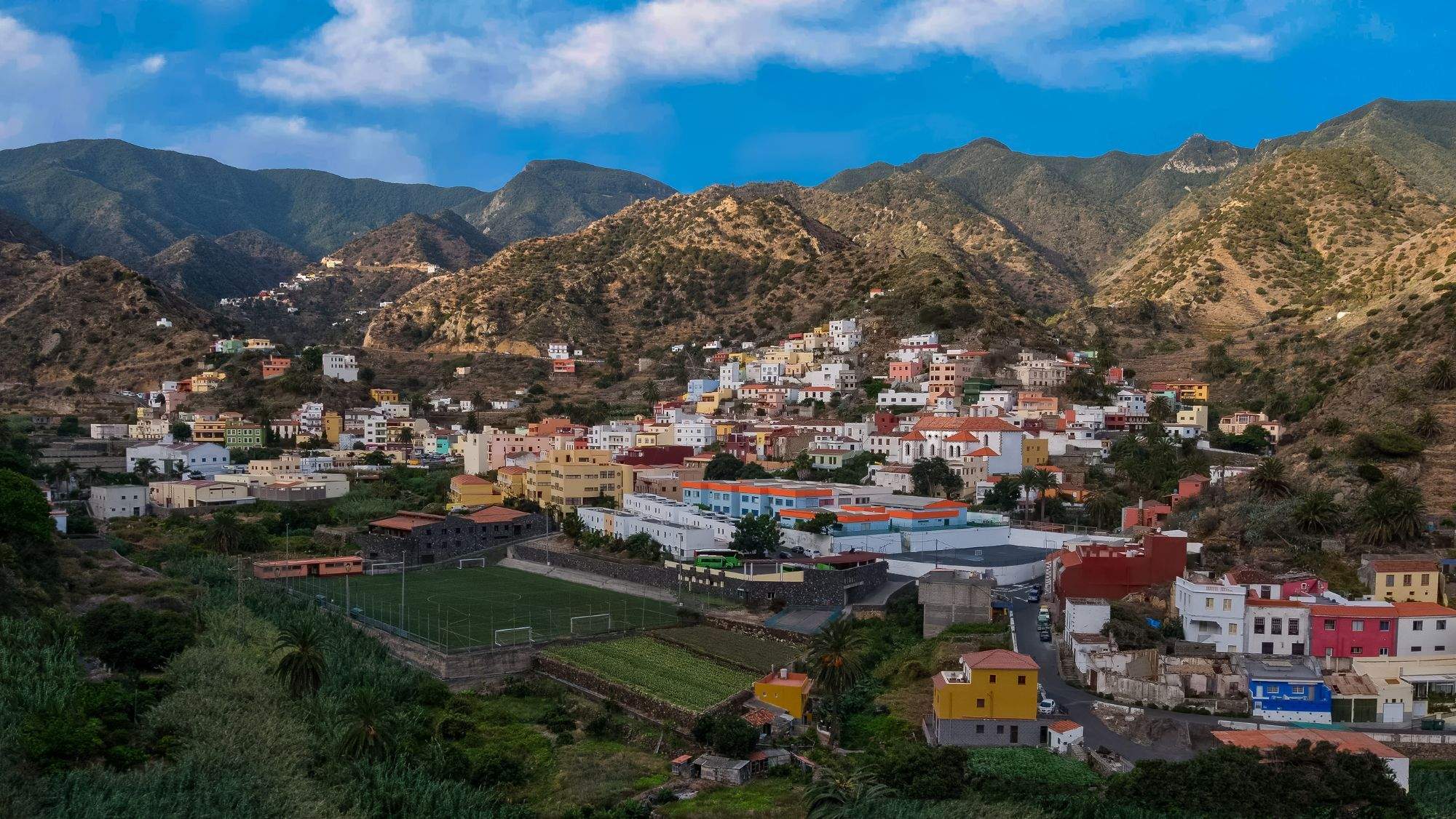 El municipio de Vallehermoso en La Gomera. / Jörg Bergmann