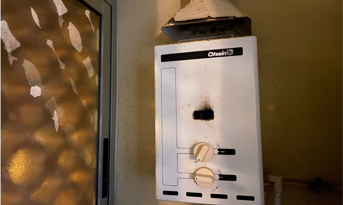 Imagen de un termo atmosférico es un hogar de Canarias. / AH 