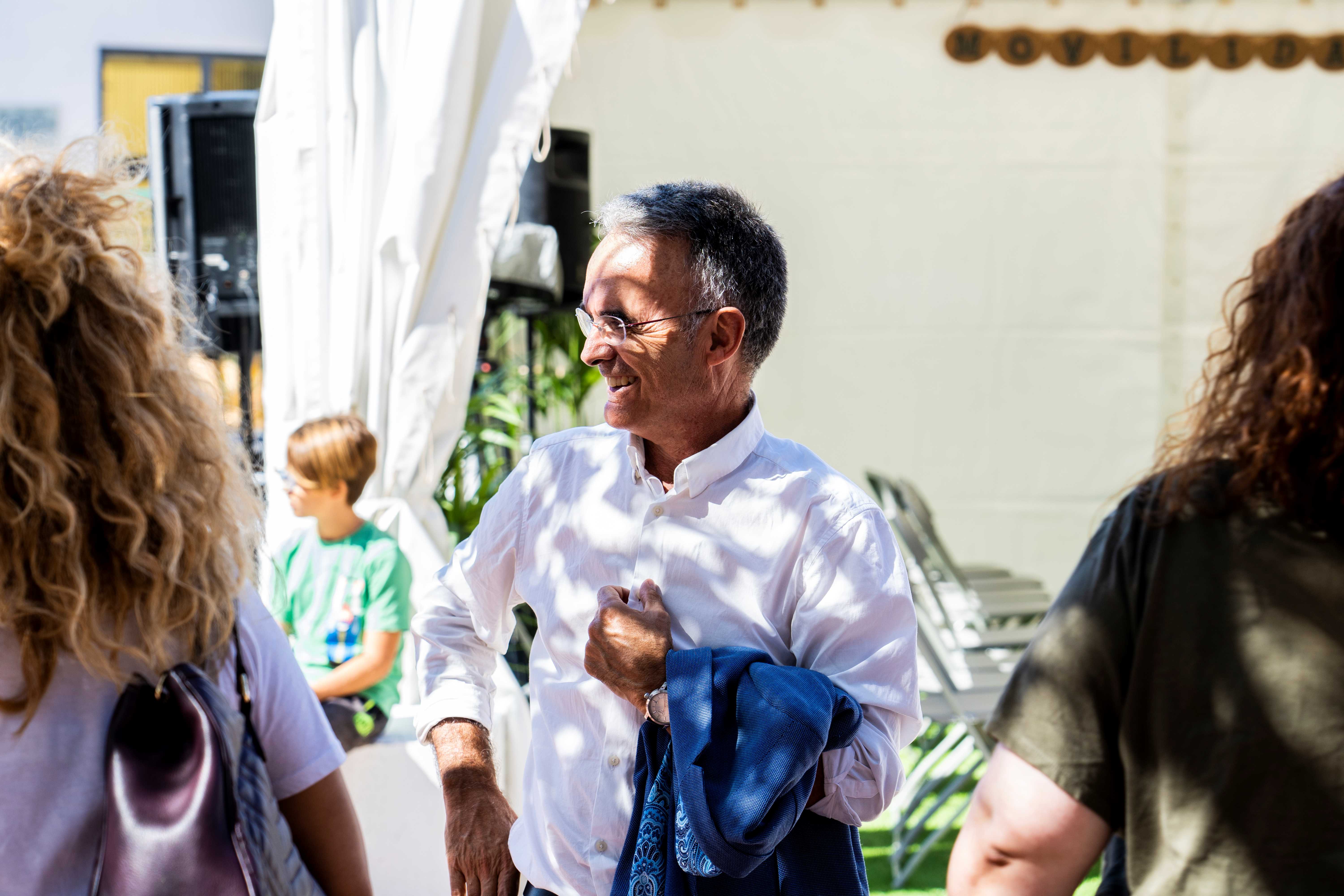 El concejal de Sanidad, José Luis Hernández Feria Movilidad eléctrica./