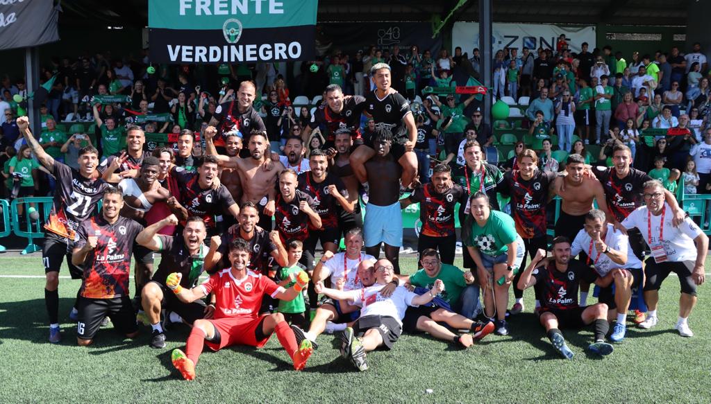 El CD Atlético Paso consiguió eliminar al Real Murcia en su primera participación en Copa del Rey./ Twitter Atlético Paso.