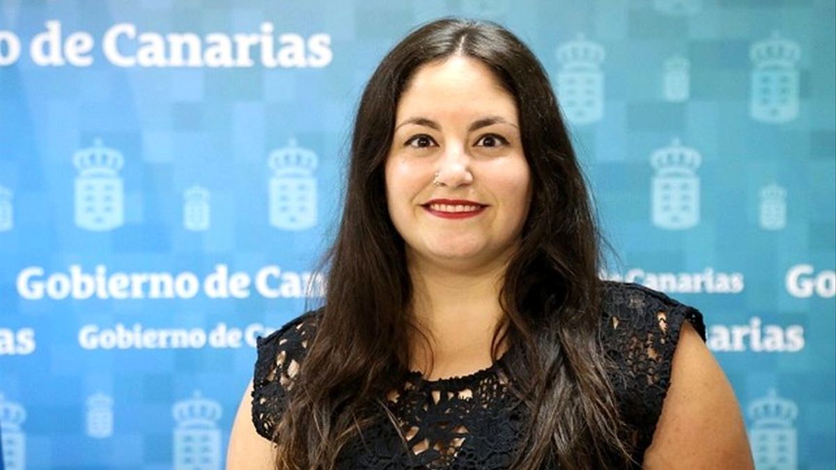 La coordinadora general de Podemos, Laura Fuentes. / EFE