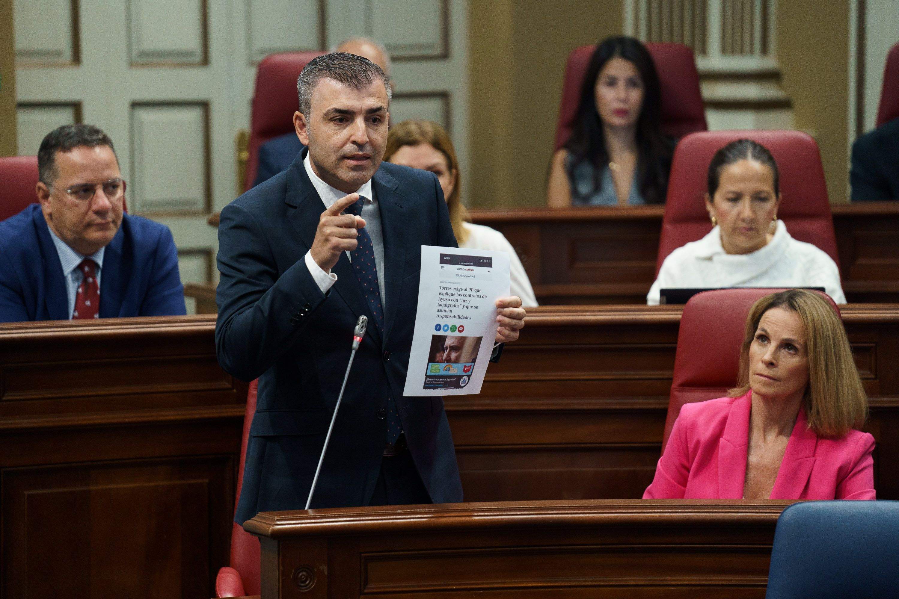 Manuel Domínguez, presidente del PP en Canarias. / EFE/Ramón de la Rocha