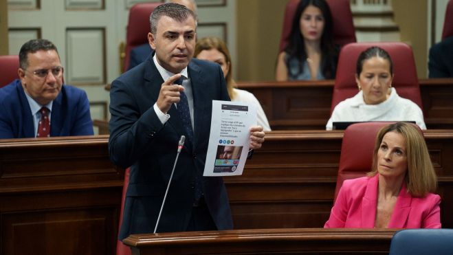 Manuel Domínguez, presidente del PP en Canarias. / EFE/Ramón de la Rocha