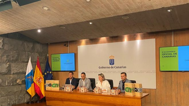 Rueda de prensa de presentación de Canarian Market. / AH