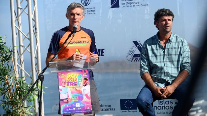 José Javier Rodríguez y Pablo González, organizadores de la San Silvestre 2022. : AH