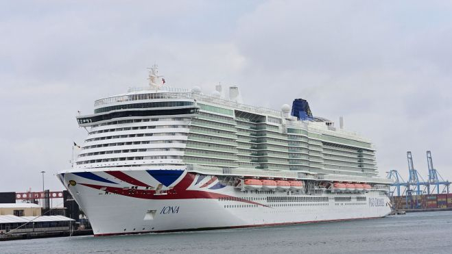 El 'Iona' atracará en el Puerto de Las Palmas este viernes. : Tony Hernández El 'Iona' atracará en el Puerto de Las Palmas este viernes. : Tony Hernández
