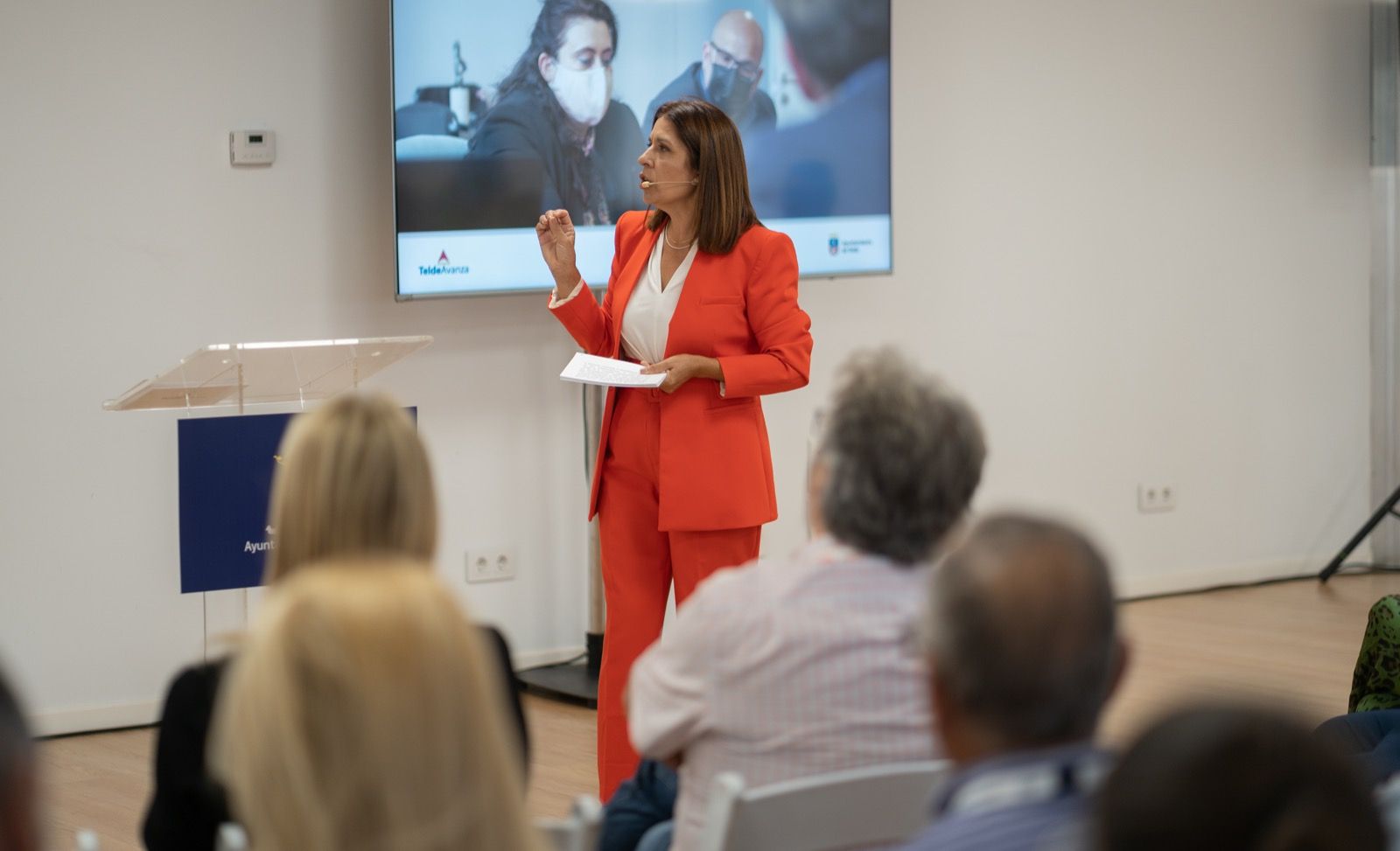 Carmen Hernández, de Nueva Canarias (NC). / ATLÁNTICO HOY