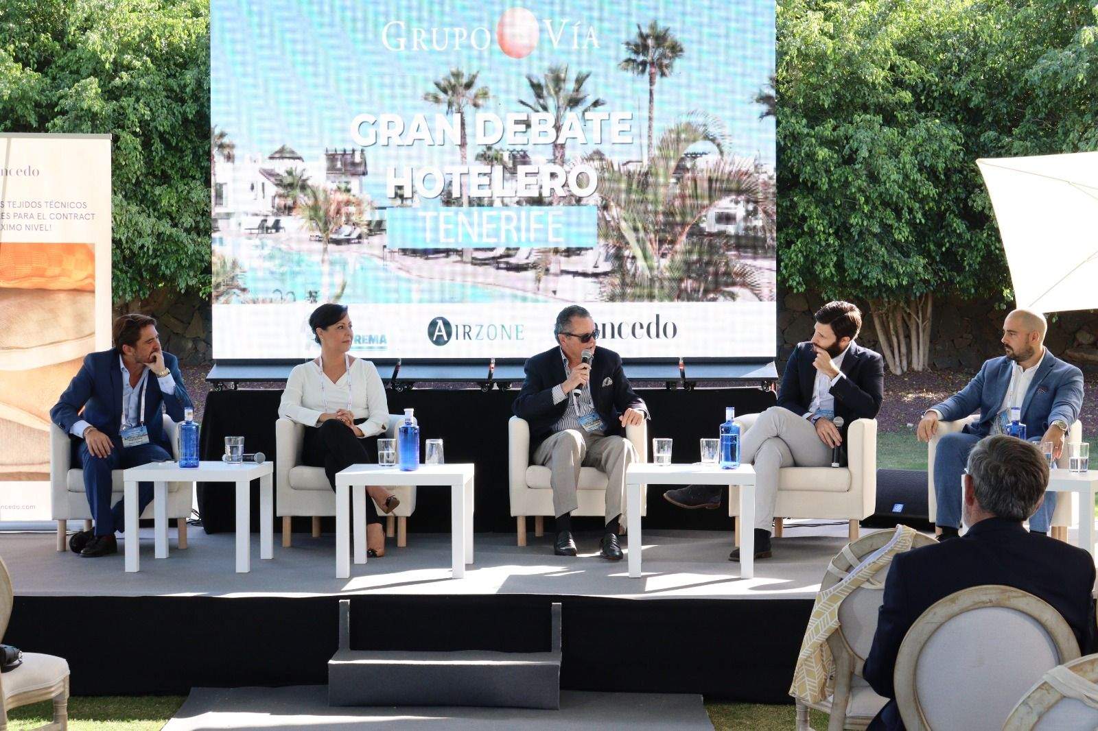 Jorge Marichal, Victoria López, José Fernando Cabrera, Adrián Almirante y Javier Alique. / Ainoha Cruz (AH)