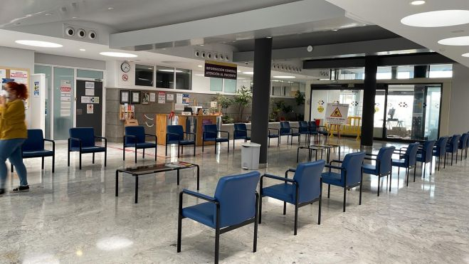 Sala de espera del hospital de El Hierro./ Cedida
