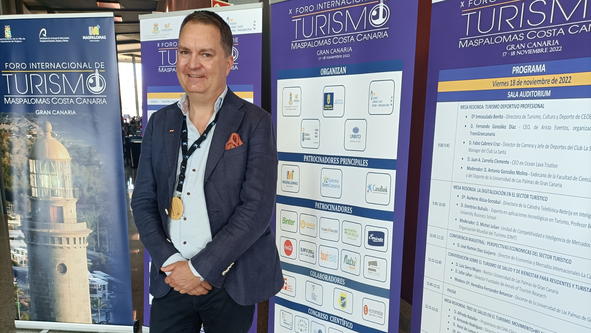 Claes Pellvick en el X Foro Internacional de Maspalomas. / Atlántico Hoy