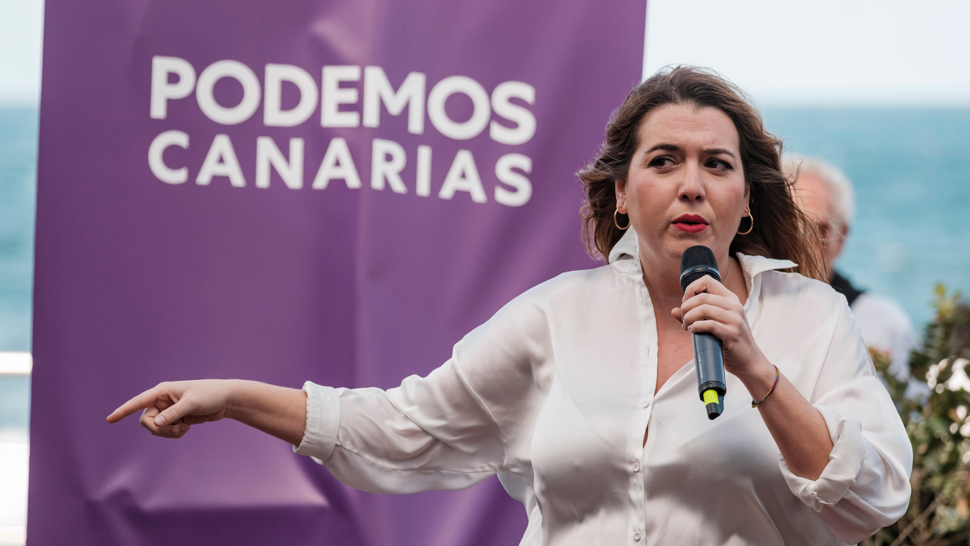 Ángela Rodríguez Pam en Las Palmas de Gran Canaria. / EFE / Ángel Medina G. Ángela Rodríguez Pam en Las Palmas de Gran Canaria. / EFE / Ángel Medina G.