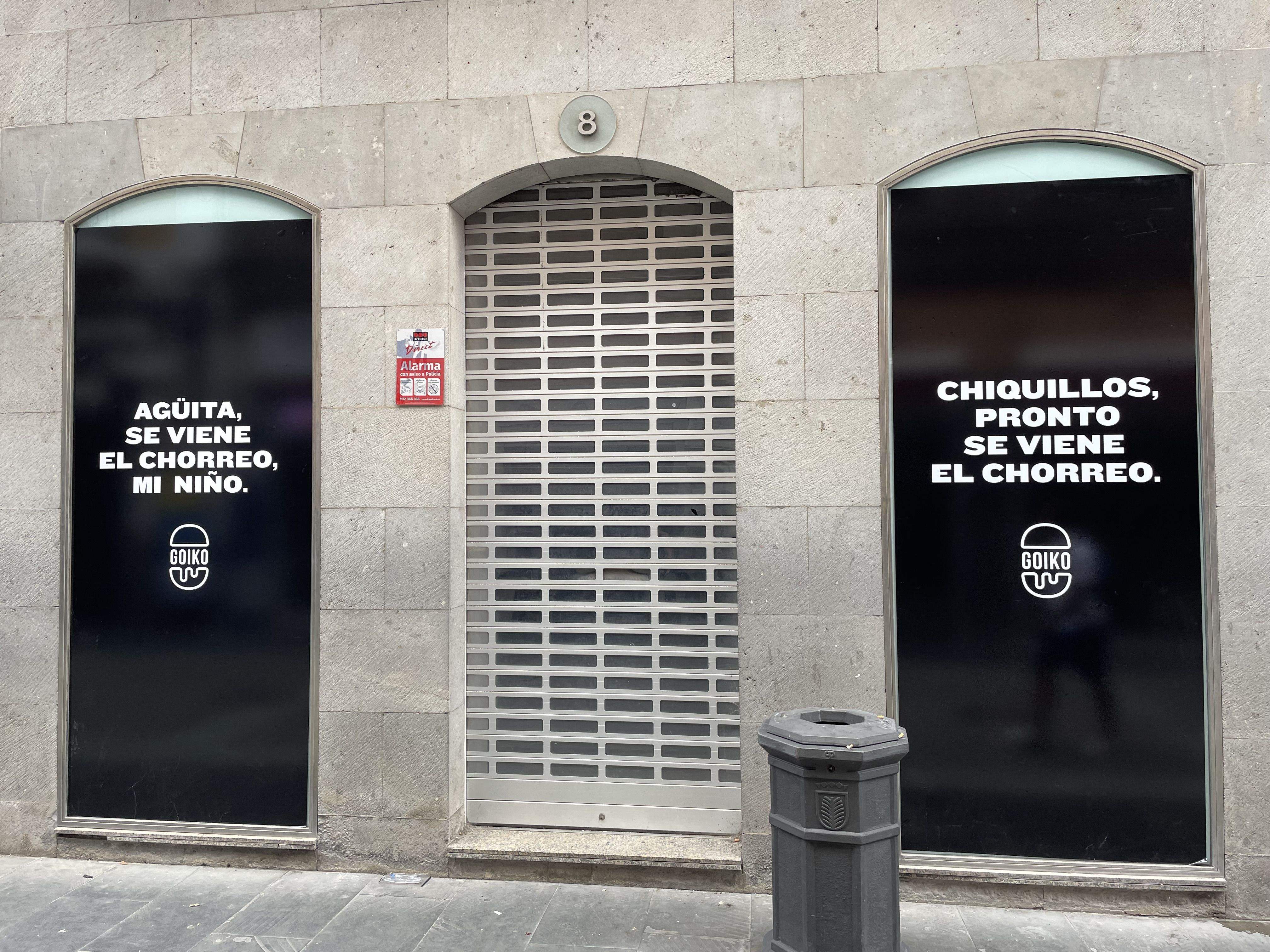 Fachada del local que ocupará Goiko en la calle Triana. / AH