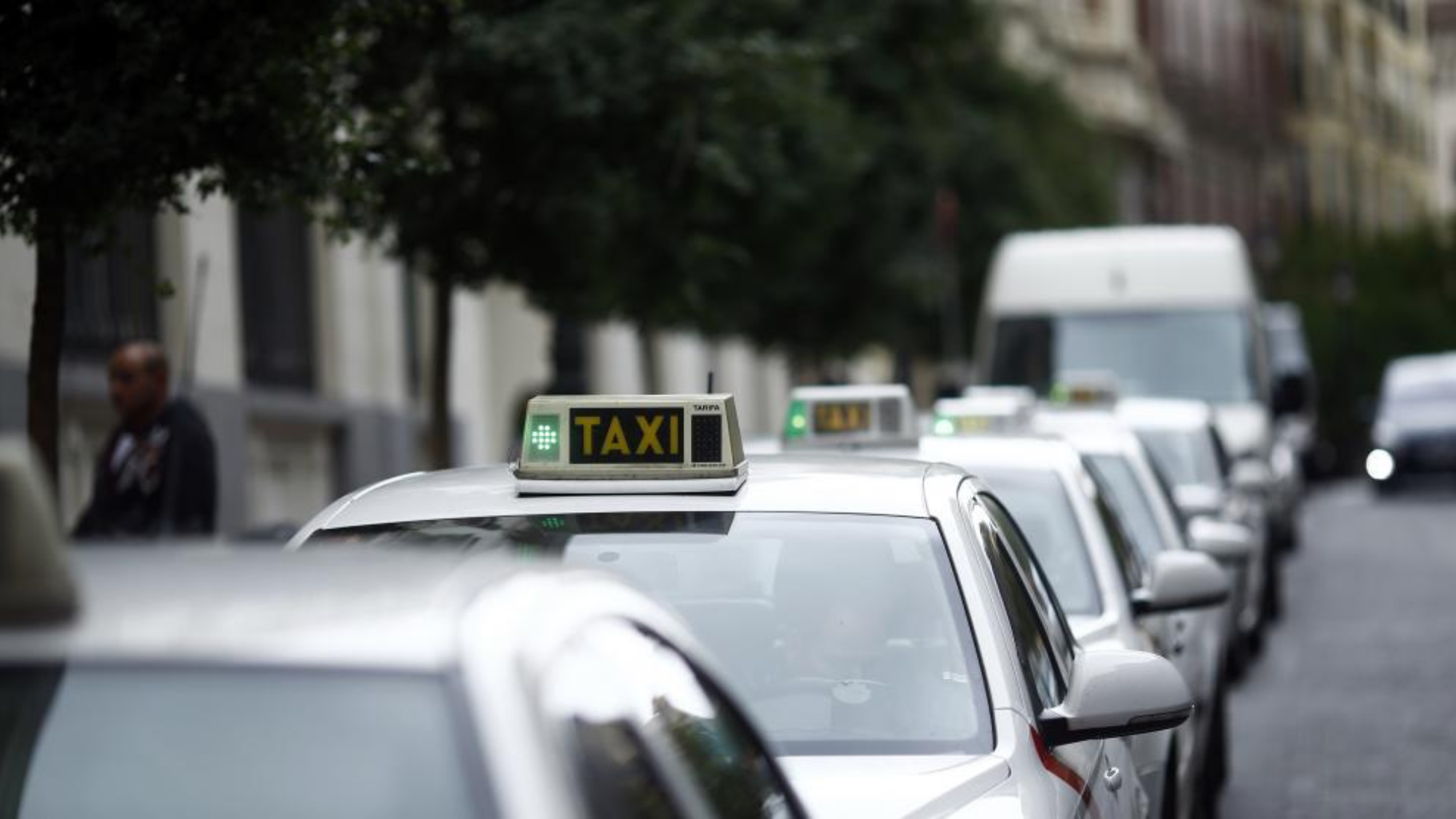 Imagen de una fila de taxis en Las Palmas de Gran Canaria /Europa Press
