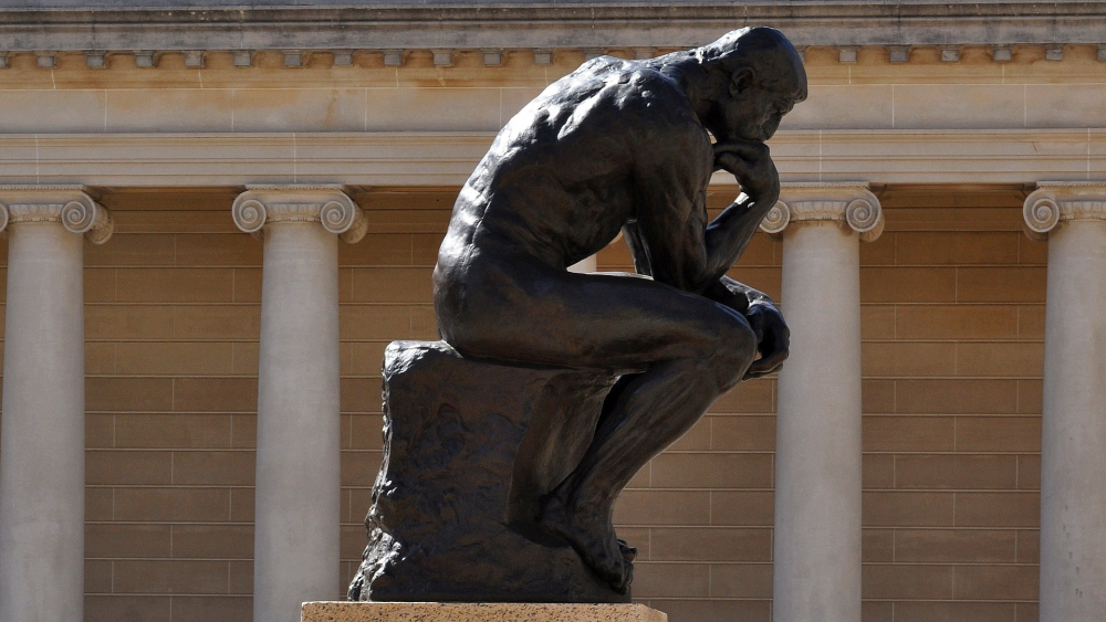 Estatua de El Pensador en el Museo Rodin de París, de la que se realizará una copia que albergará el Museo Rodin de Santa Cruz. / Pixabay