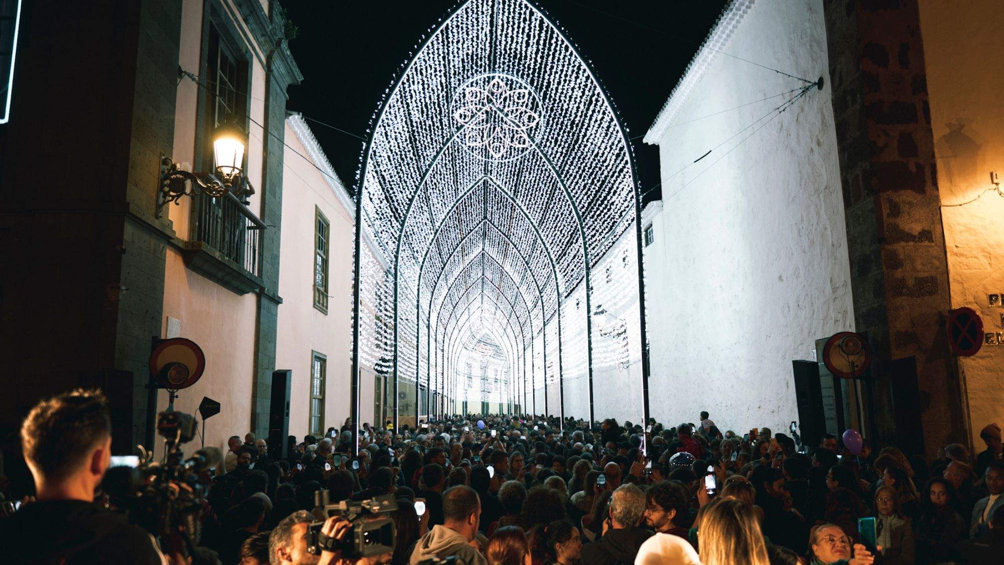 Encendido de Navidad de La Laguna. / Cedida