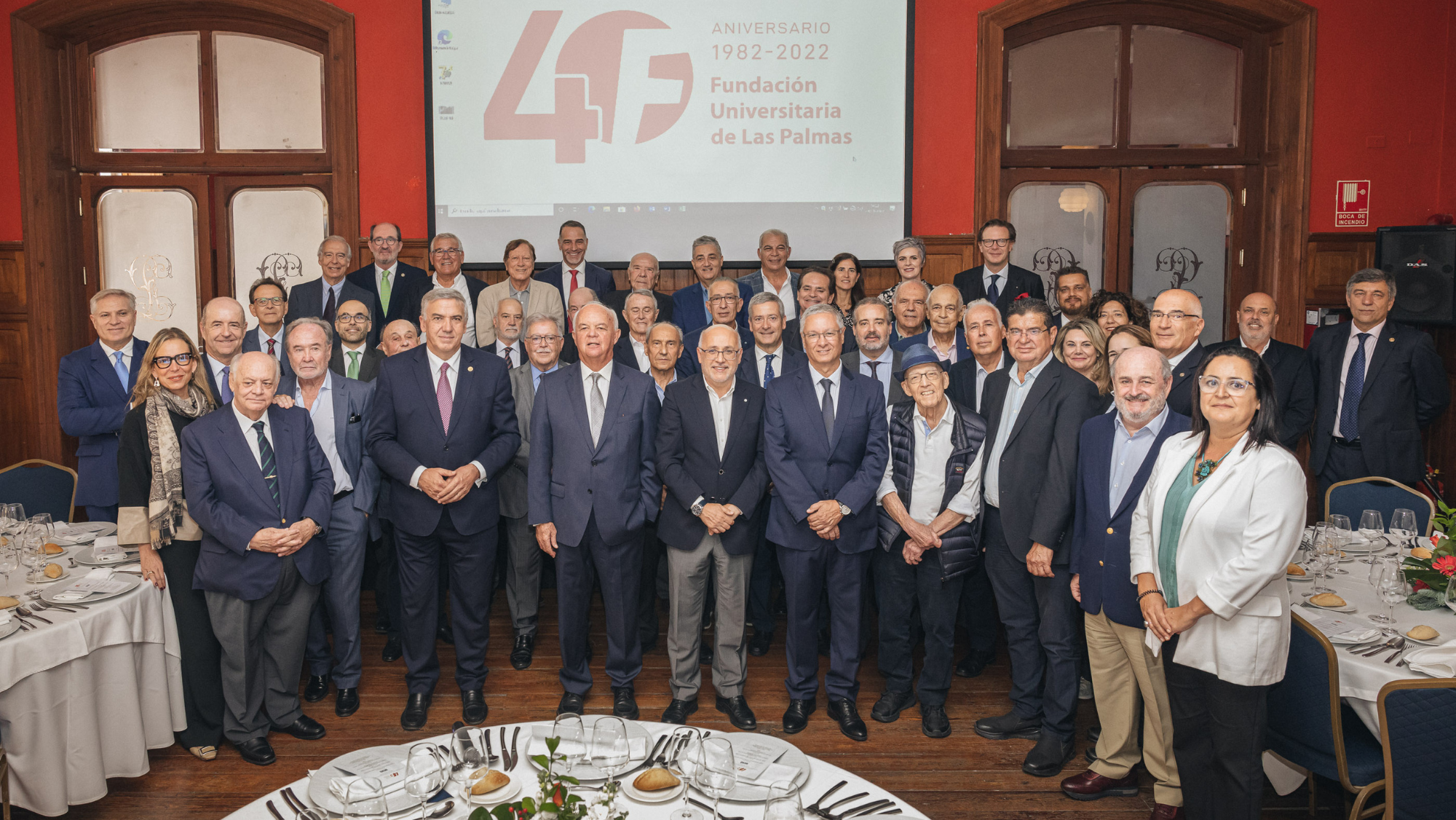 Imagen del acto de celebración del 40º aniversario de la Fundación. /FULP