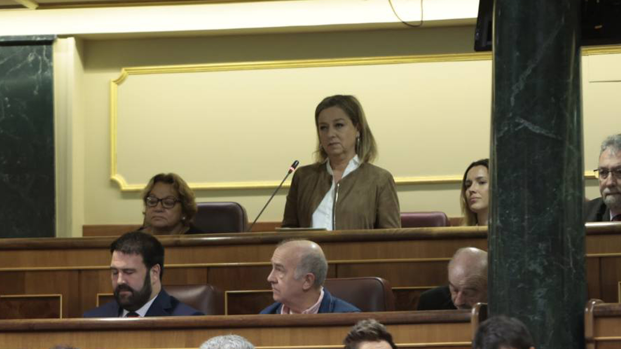 La diputada de Coalición Canaria, Ana Oramas, en el Congreso de los Diputados./ CEDIDA