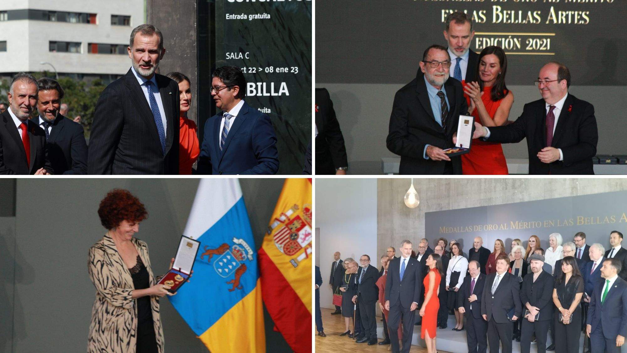 Las mejores fotos de la entrega de las Medallas de Oro al Mérito de las Bellas Artes 2021. / Álvaro Oliver
