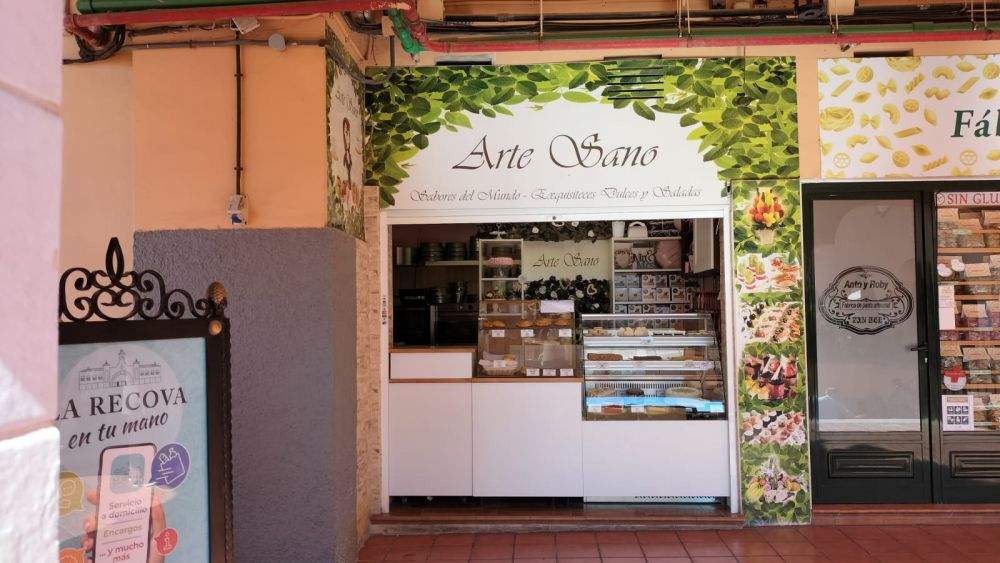 Tienda de tartas Arte Sano, en La Recova./ AH