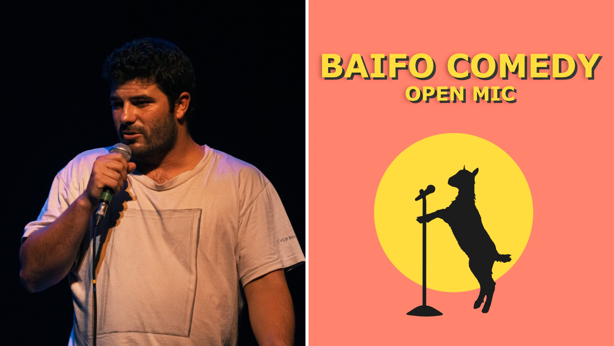 Sergio Poyal, el cómico creador de Baifo Comedy Open Mic./ Cedida