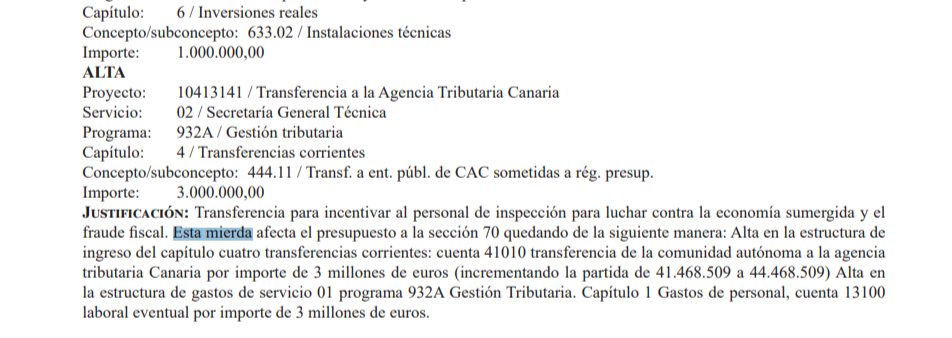 El texto de la enmienda del PP. El texto de la enmienda del PP.