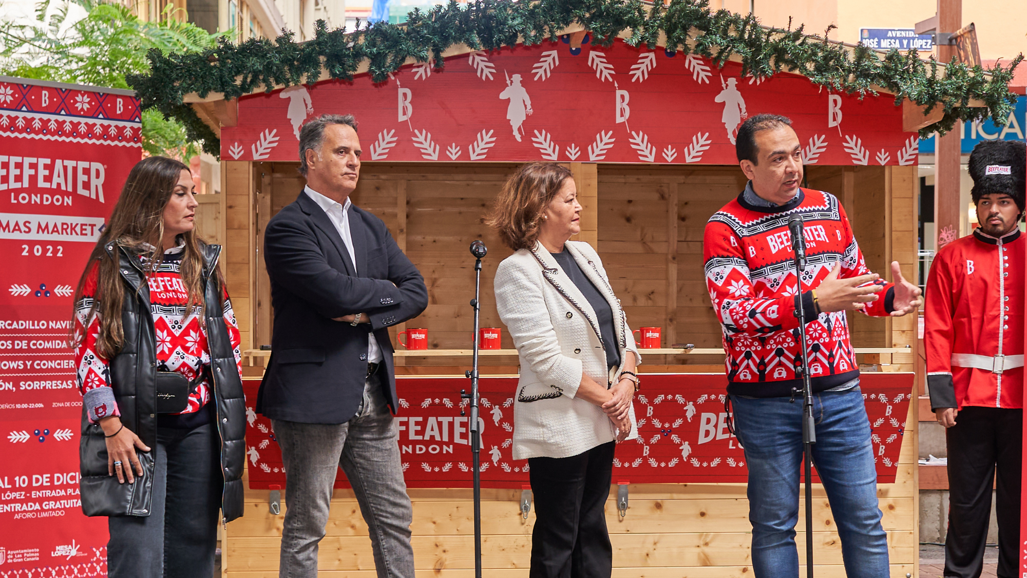 Rueda de prensa de presentación Beefeater Xmas Market. / Mario Torrejón