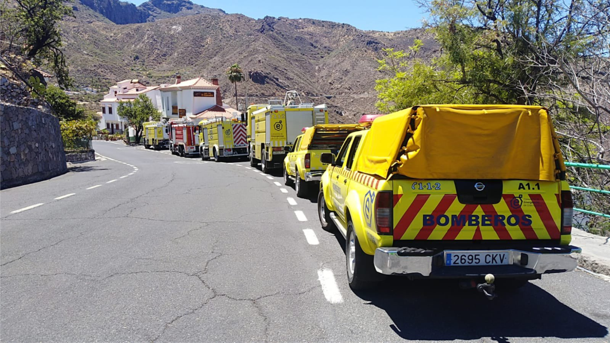 Los bomberos de Gran Canaria no harán más horas extra. / Bomberos de Gran Canaria