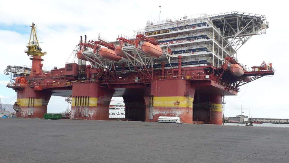 El Floatel Reliance./ Cedida