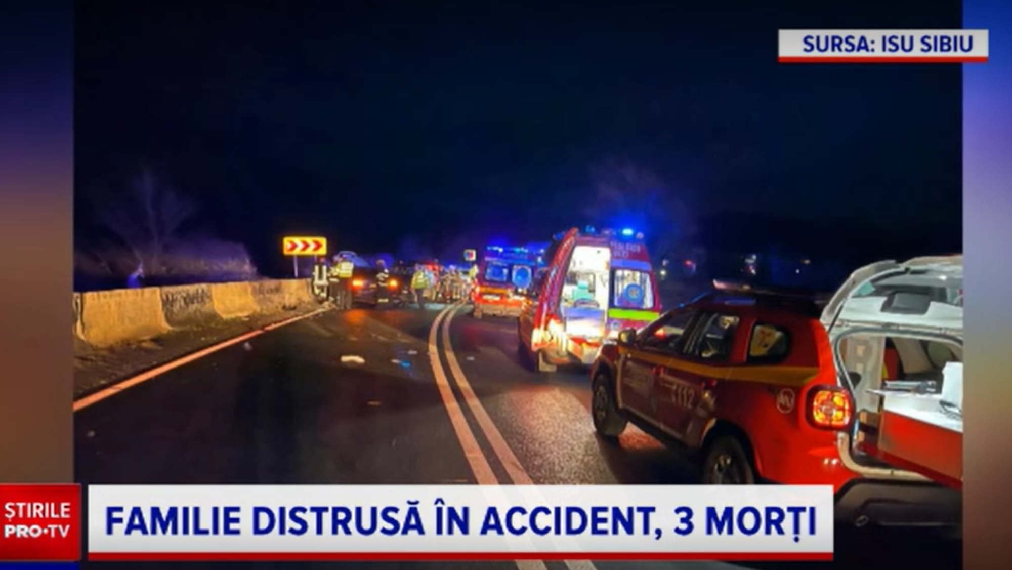 Imágenes del accidente en Rumanía / Stirile Pro TV