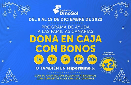 Cartel de la campaña de HiperDino y la Fundación DinoSol. / HiperDino Cartel de la campaña de HiperDino y la Fundación DinoSol. / HiperDino
