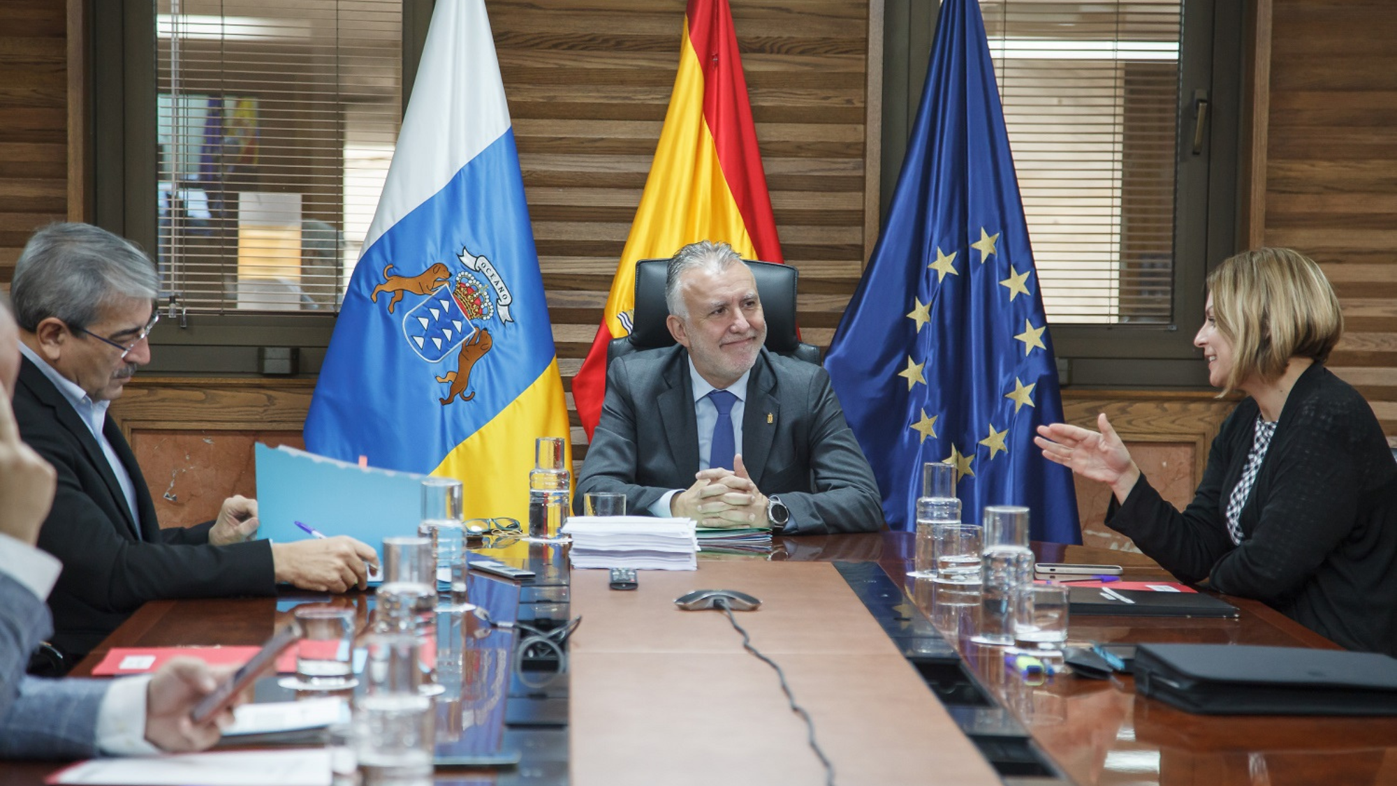 Miembros del Gobierno durante el Consejo de Gobierno. / Gobierno de Canarias