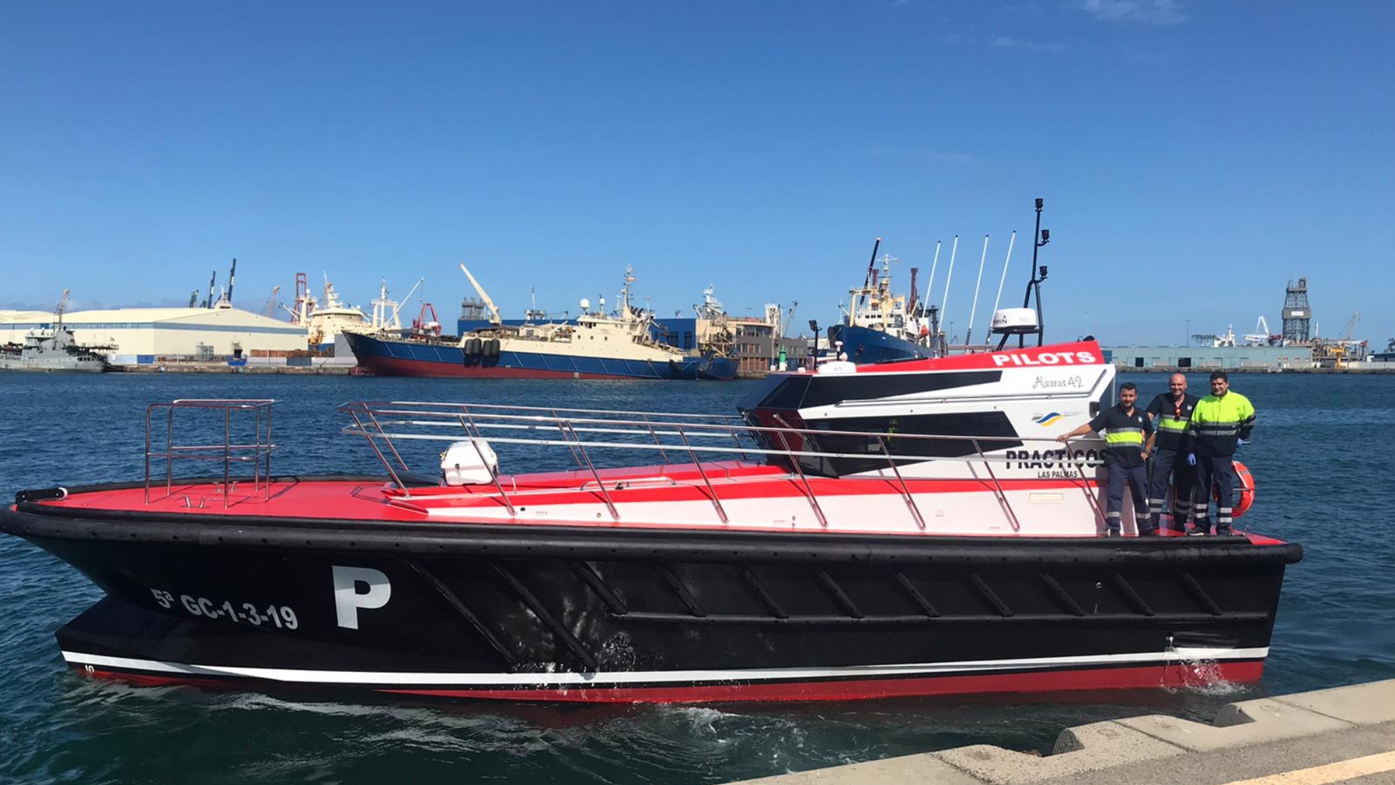 Imagen de una embarcación de prácticos. /Corporación de Prácticos del Puerto de La Luz y Las Palmas