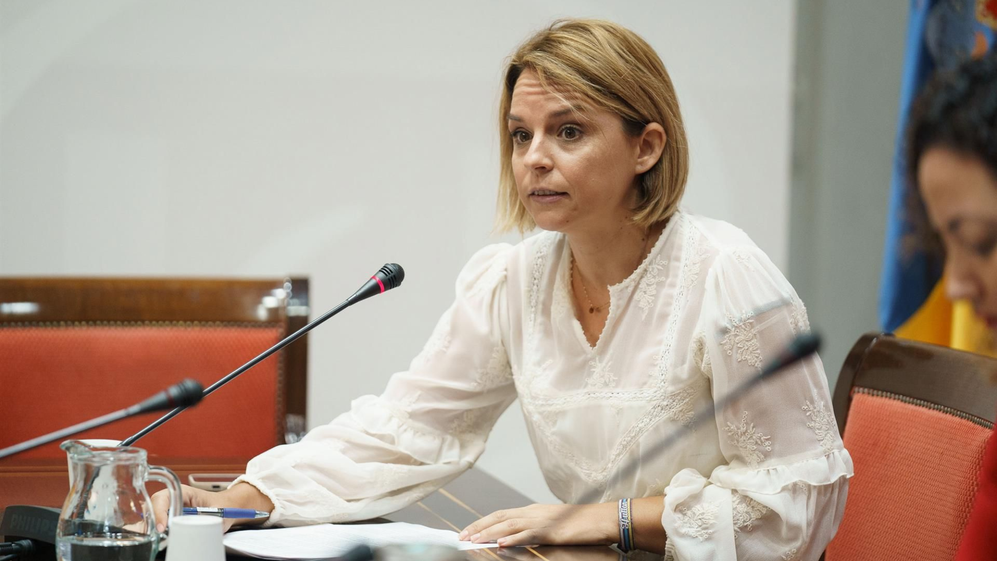 Noemí Santana, consejera de Derechos Sociales del Gobierno de Canarias. / Efe