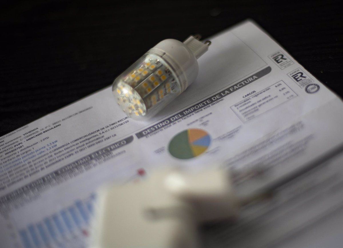 Imagen del precio de la electricidad. / Europa Press 