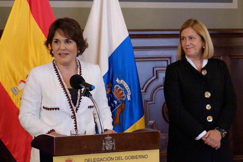Jimena Delgado-Taramona, durante la toma de posesión como presidenta de la ZEC en 2018. / ZEC