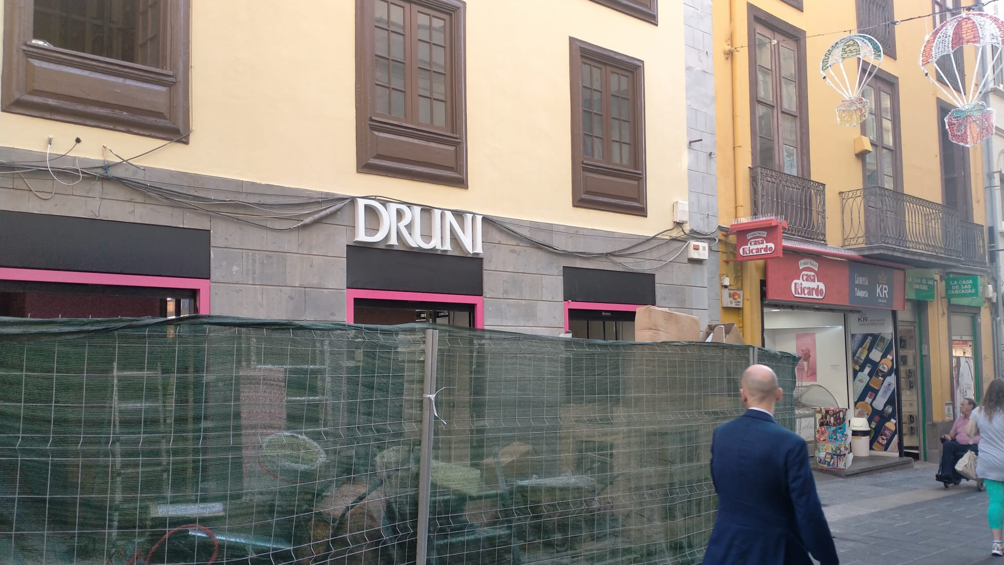 Obras de Druni en la Calle del Castillo. / Ainoha Cruz (AH)
