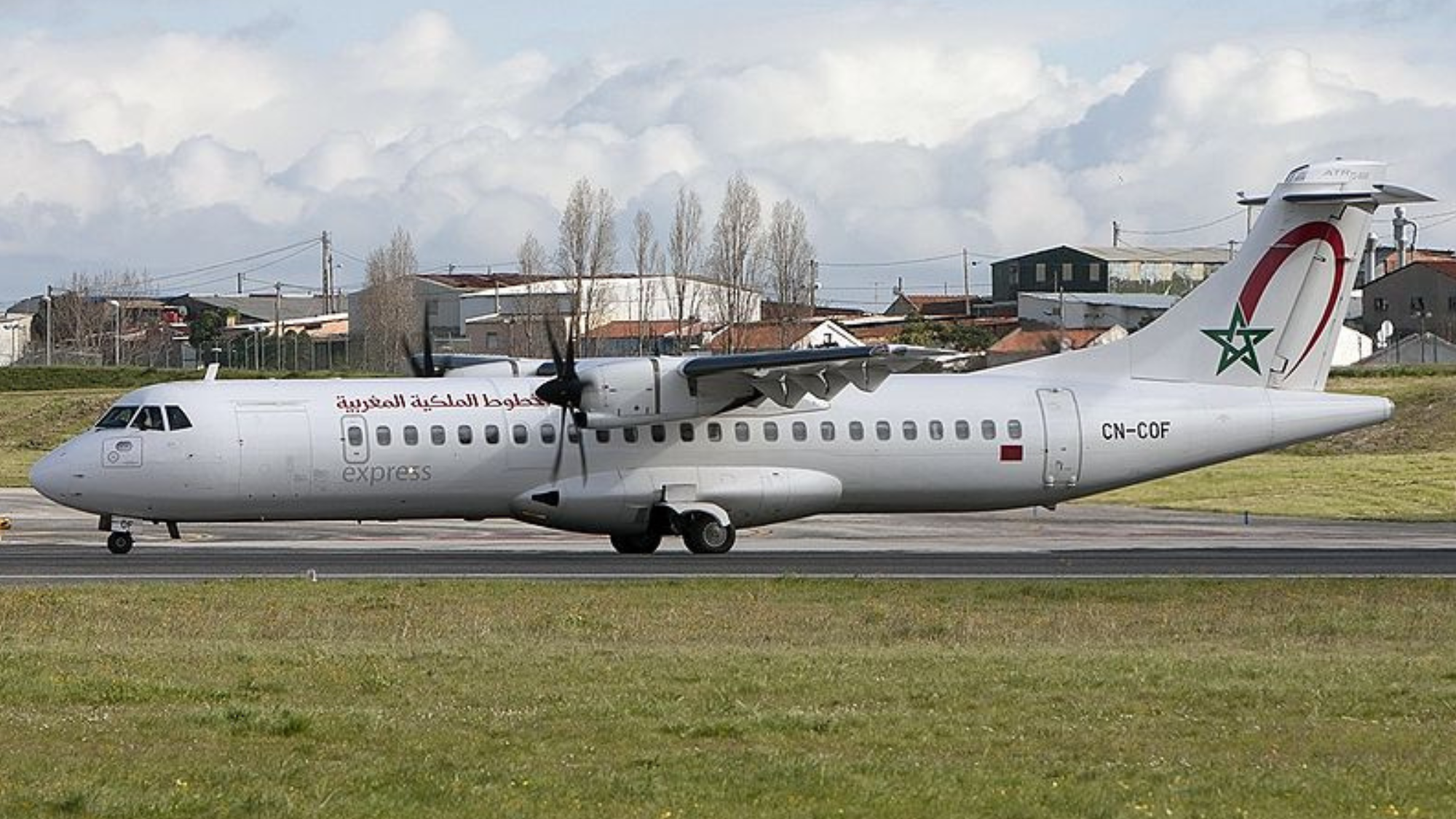 Avión ATR 72 de Royal Air Maroc, similar al que volará entre Marruecos y Tenerife. / Imagen de la red