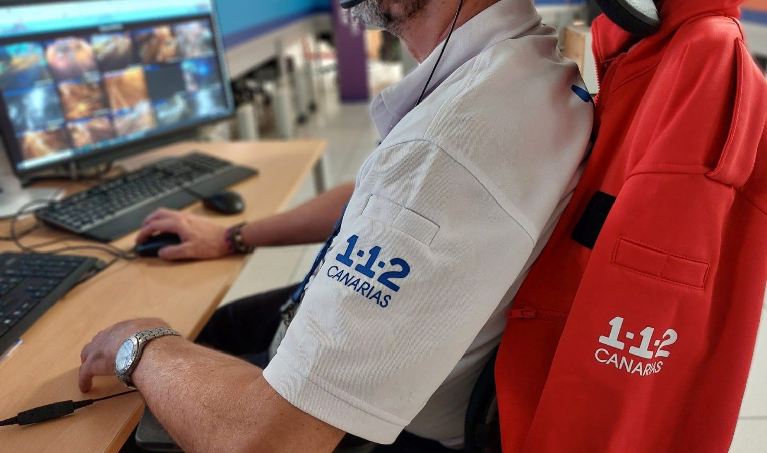 La Sala del 112 Canarias./ Twitter 112